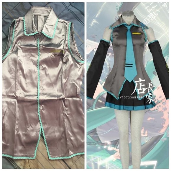 Vocaloid Hatsune Miku Cosplay Costume Halloween ( Size S ) - Picture 1 of 16